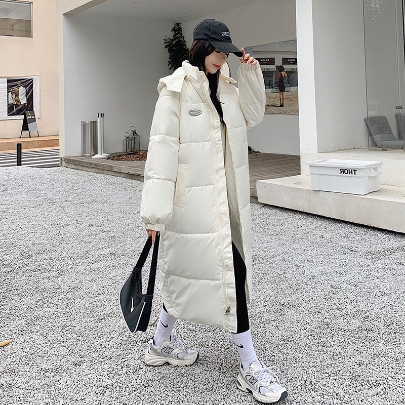 Veste en coton souple rembourrée et épaisse, à capuche tendance