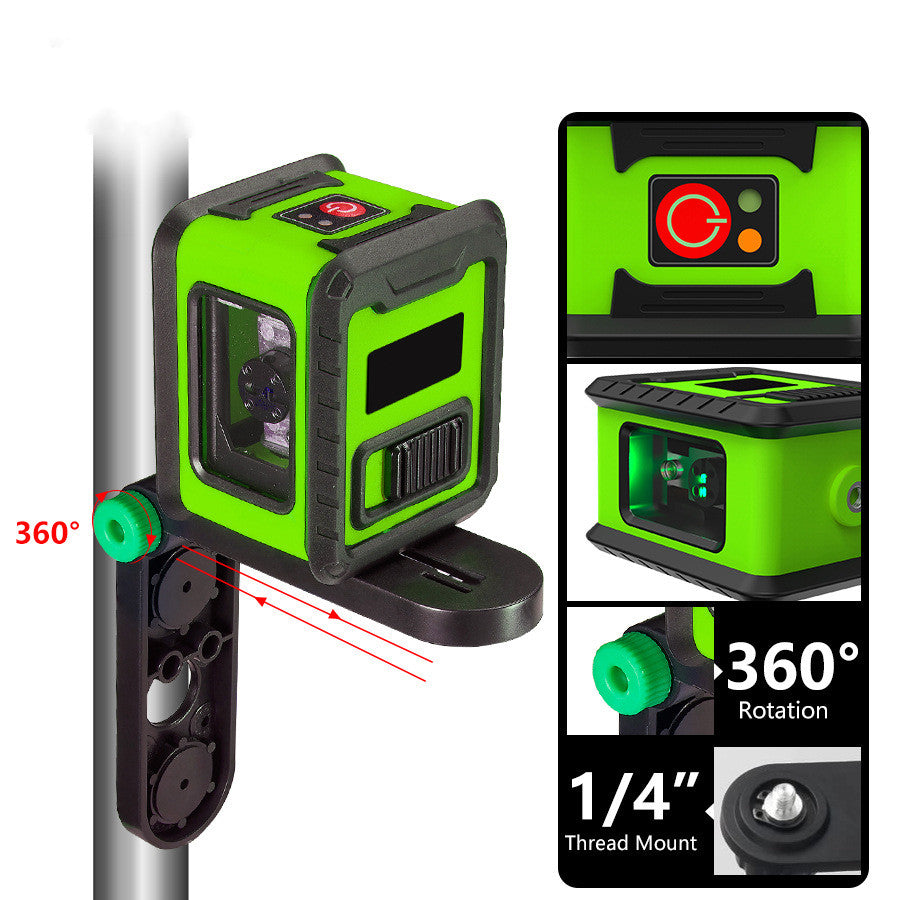 Mini laser infrarouge portable Horizontal lumière verte