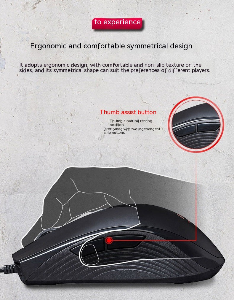 Extrêmement inconnu Pulse RGB Souris de jeu filaire applicable aux sports électroniques Pulsefirecore