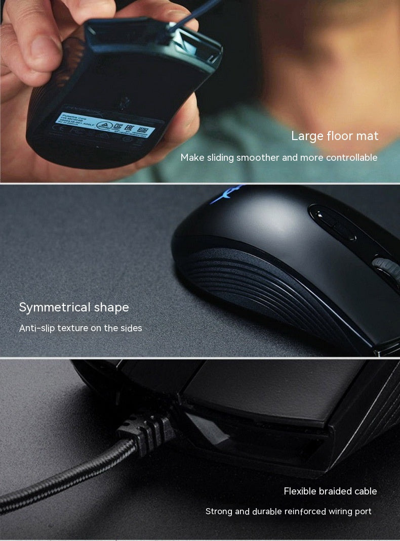 Extrêmement inconnu Pulse RGB Souris de jeu filaire applicable aux sports électroniques Pulsefirecore