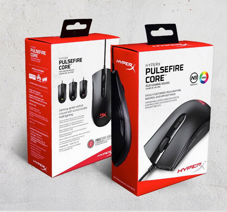 Extrêmement inconnu Pulse RGB Souris de jeu filaire applicable aux sports électroniques Pulsefirecore