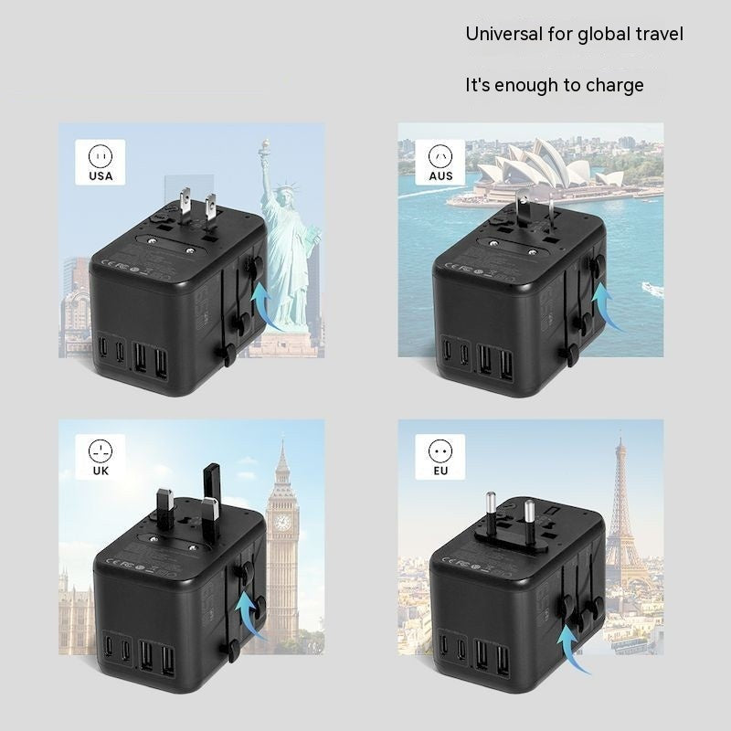 Convertisseur universel de prise de voyage de chargeur 65W