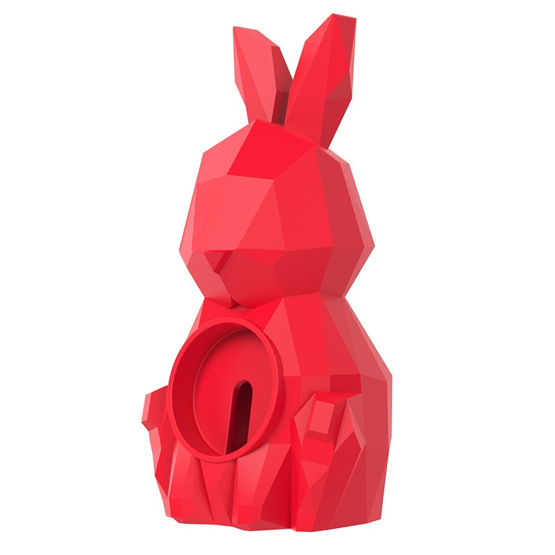 Support de chargeur de bureau en forme de lapin