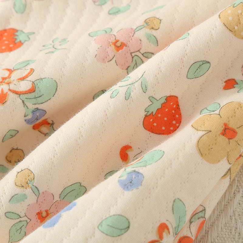 Pyjamas Lapels à la maison, lavés de trois couches