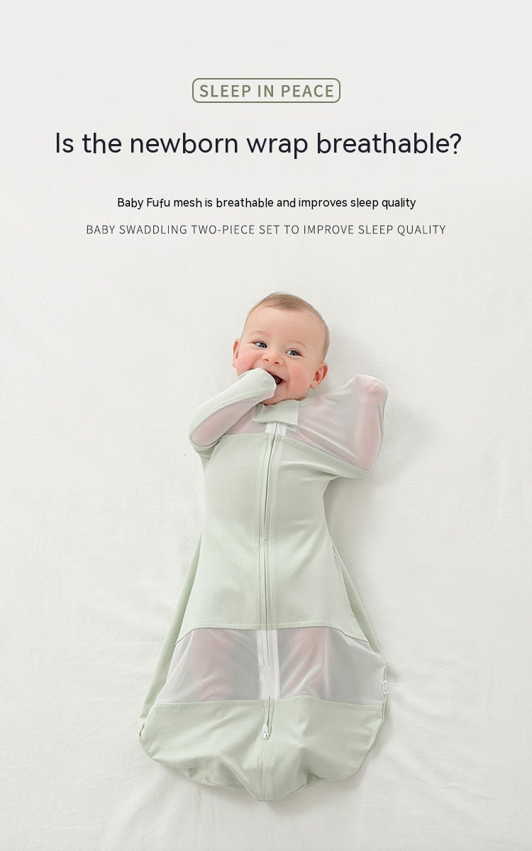 Nouveau-né Swaling Gro-bag Couverture bébé Couverture bébé coton