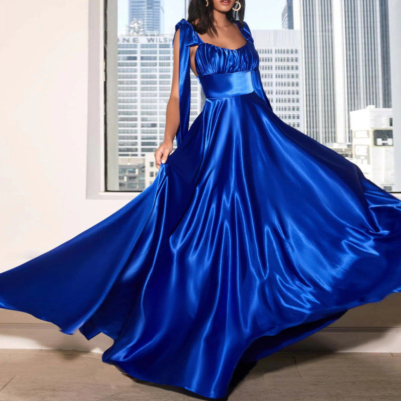 Mode Sans manches Camisole Gown Demoiselle d'honneur Robe de soirée Femmes