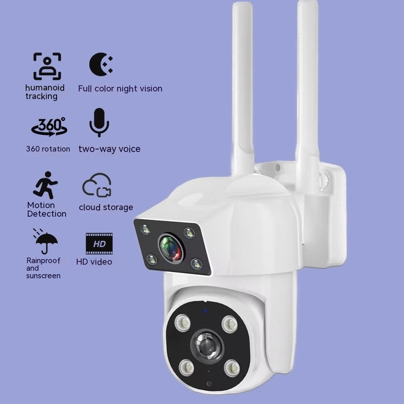 Caméra à double écran Téléphonie mobile à distance à domicile Moniteur intérieur sans fil