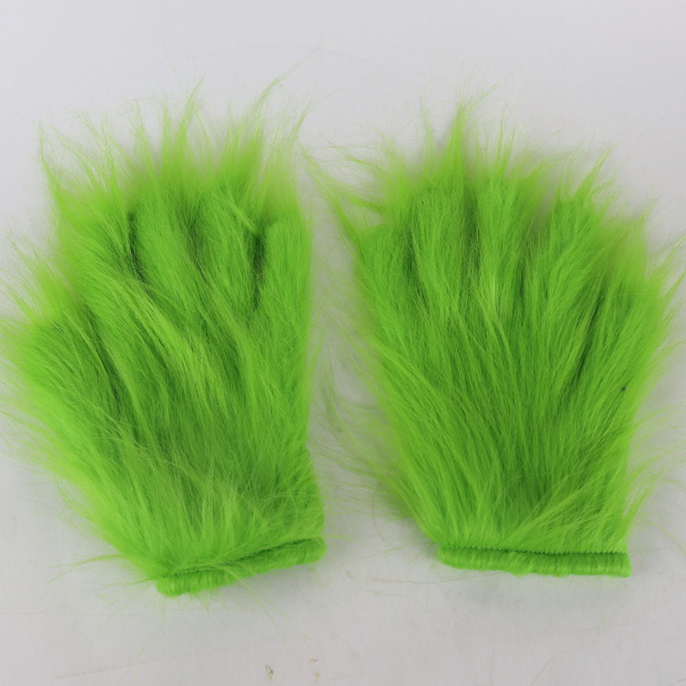 Masque de Noël Furry Gants Cosplay Vacances Props périphérique