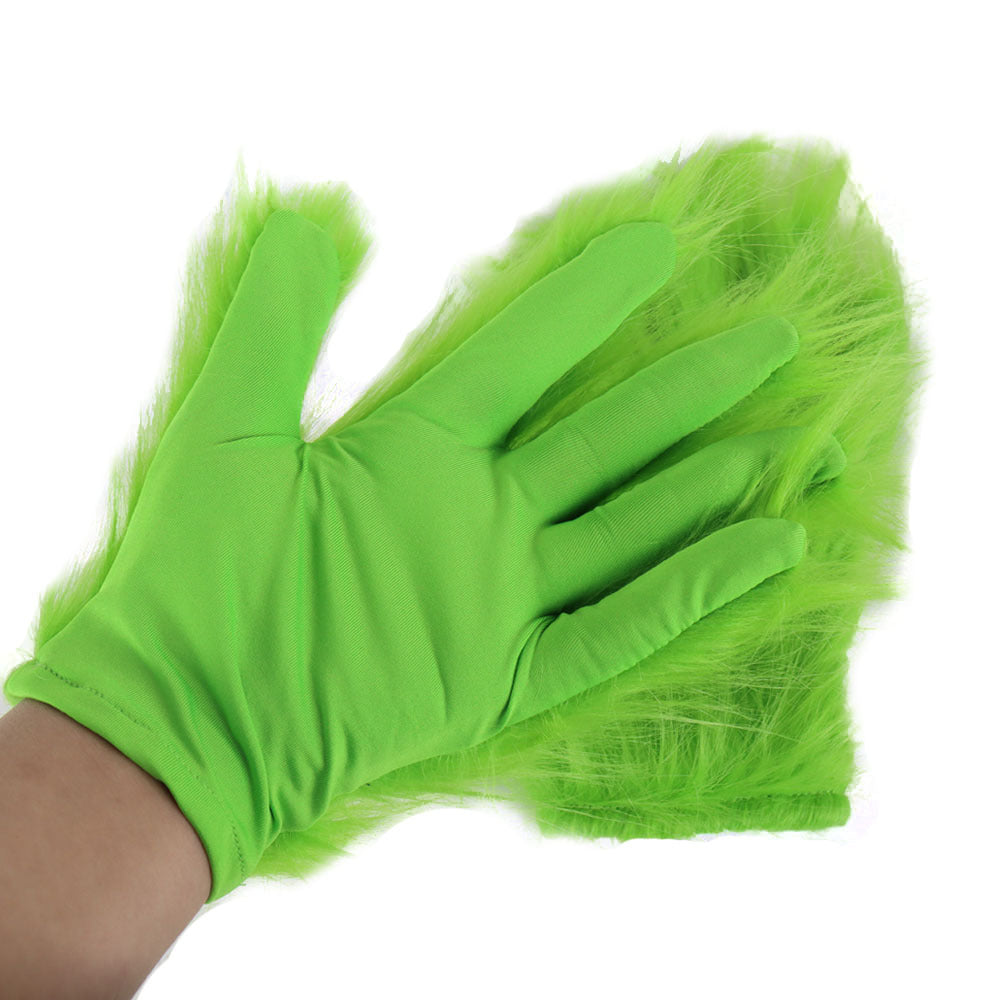 Masque de Noël Furry Gants Cosplay Vacances Props périphérique