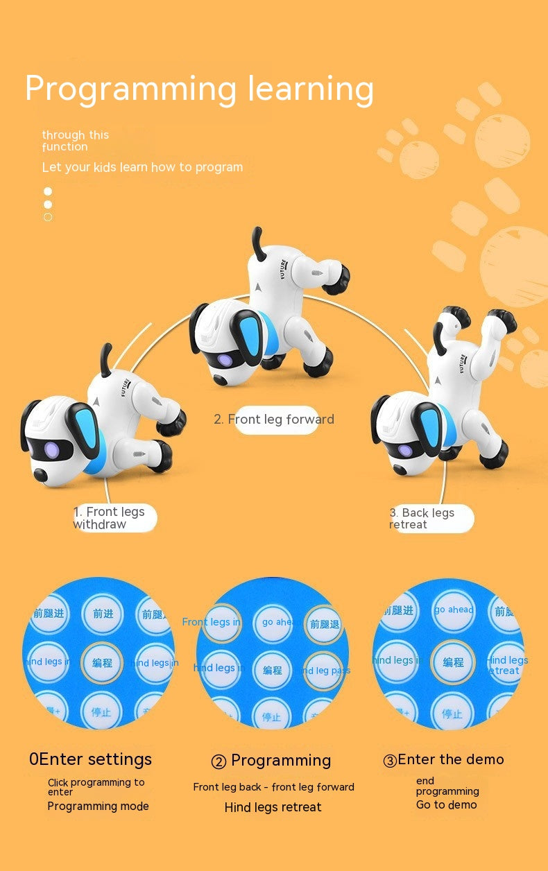 Robot Intelligent Dog Télécommande électrique Le Toy Dog