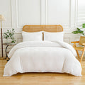 Fournitures européennes et américaines Cut Flower Tufted Plain Quilt Set