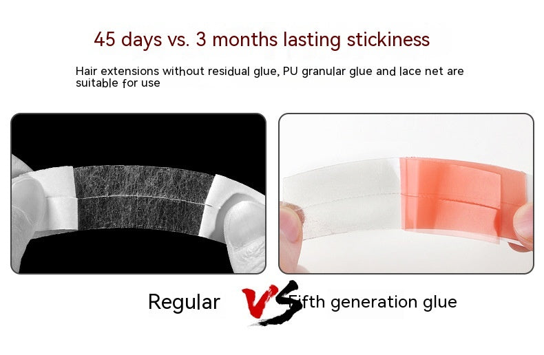 Sticky Strong Dentelle Imperméable Anti-sweat Biological Hair Extension Double face Adhésive W