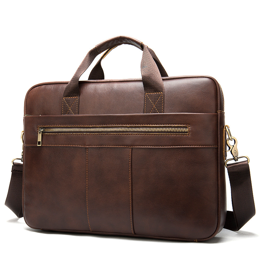 Porte-monnaie en cuir pour hommes Sac pour hommes de première couche Portable