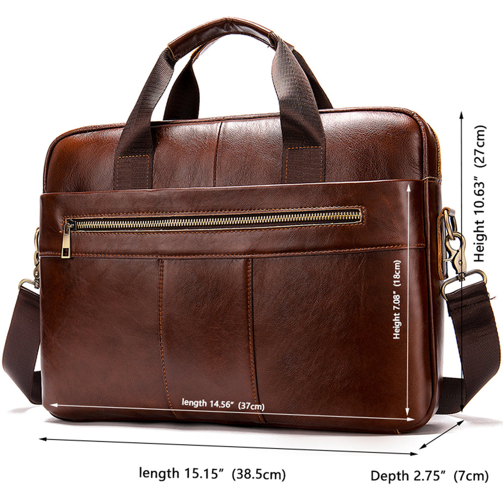 Porte-monnaie en cuir pour hommes Sac pour hommes de première couche Portable