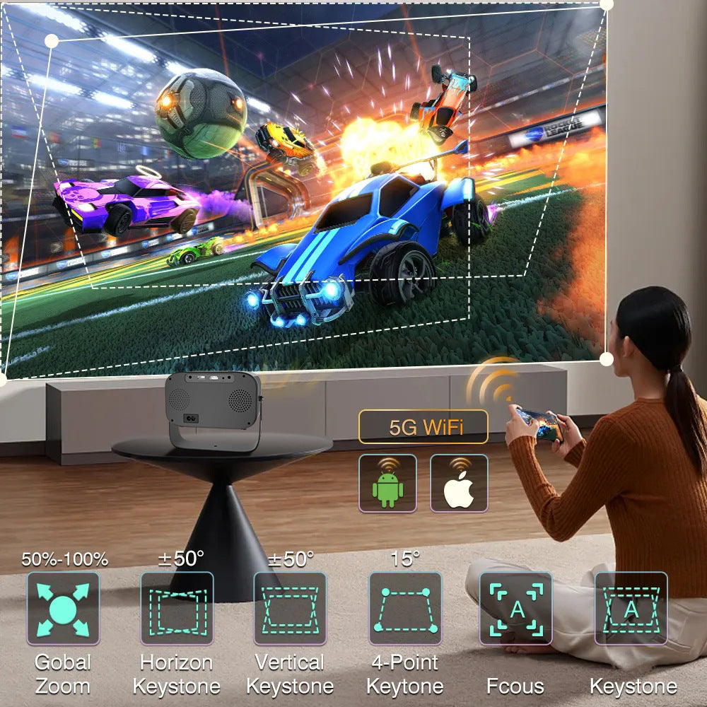 Accueil Bureau HD Smart Portable Projecteur