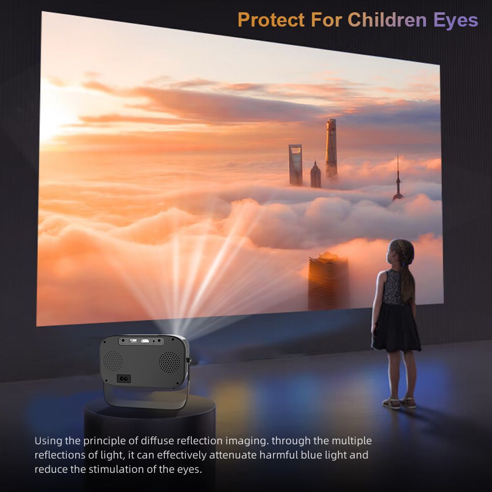 Accueil Bureau HD Smart Portable Projecteur