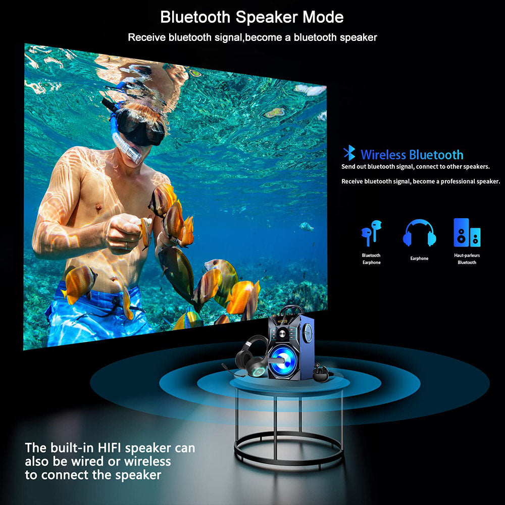 Accueil Bureau HD Smart Portable Projecteur