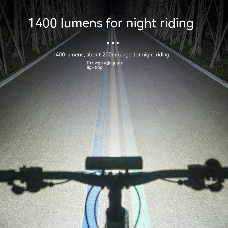 Vélo Night Riding Headlight USB Charging Strong Light