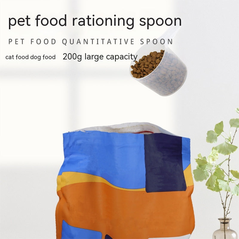 Nourriture pour animaux Spoo quantitative Grande capacité graduée Coupe de mesure Spoo