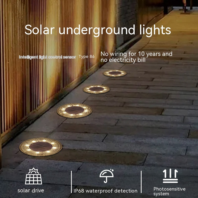 Solar Lawn Lamp Outdoor Induction Type