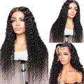 Femmes Frontal vague d'eau Perruque Curly