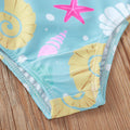 Maillot de bain à arc imprimé Shell