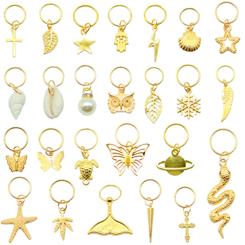 XINGX Lightning Shell Hair Ring Small Pendant