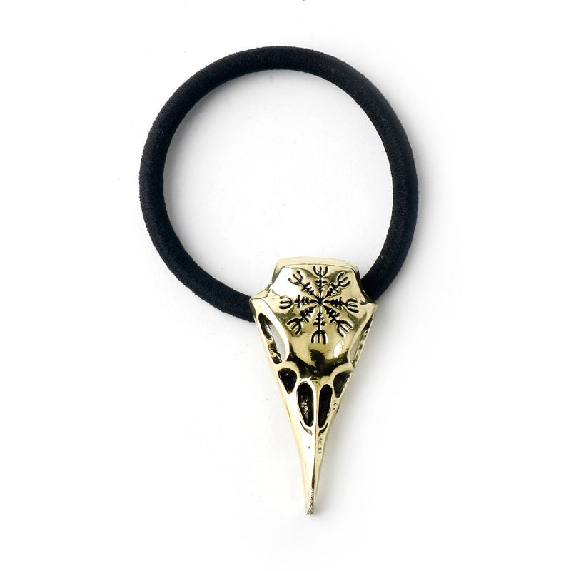 Rope de tête de crâne Viking Compass