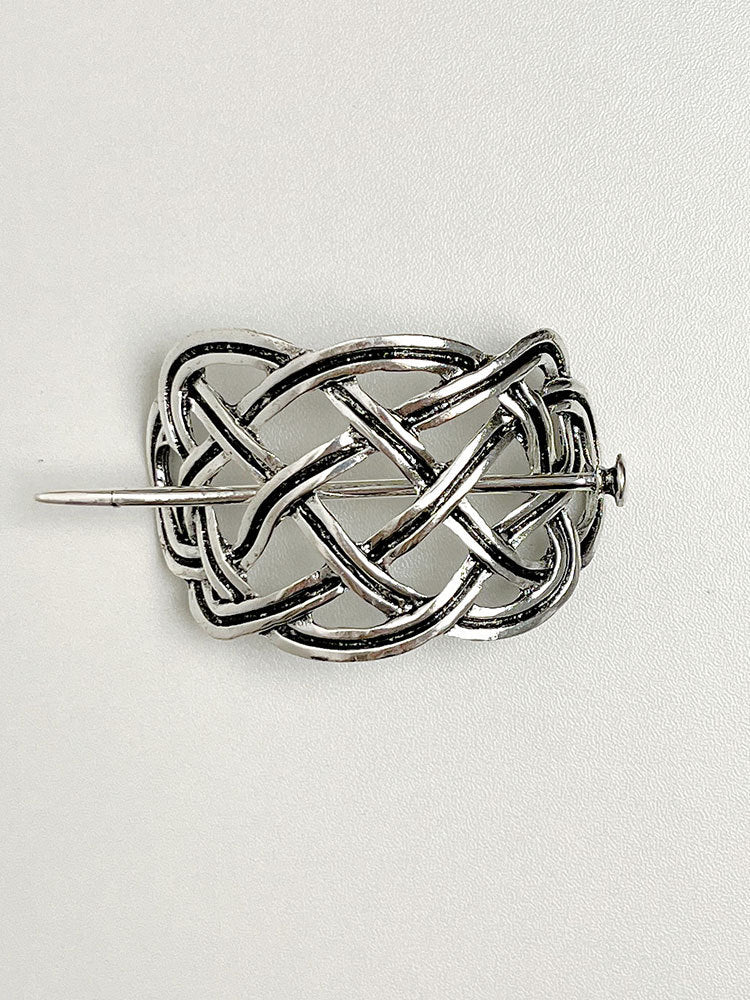 Celtic Norwegian Vintage Metal Woven épingle à cheveux