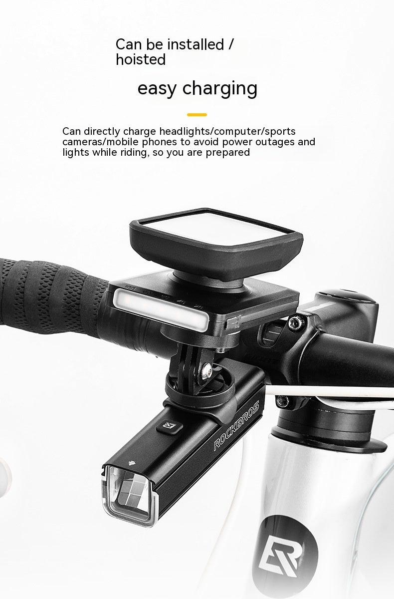 Banque de puissance légère à vélo avec câble