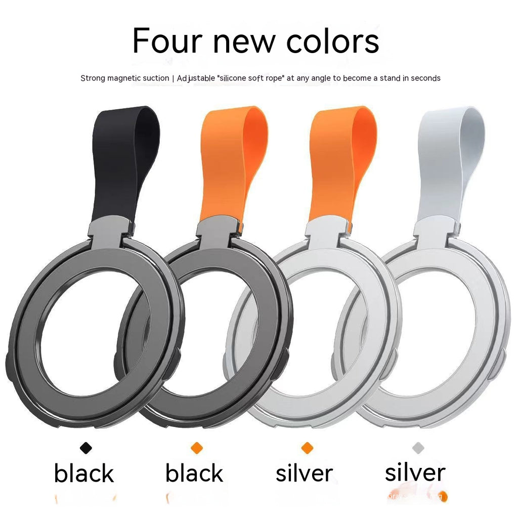 Bracket à anneaux à fixation magnétique Creative Silicone Lanyard Type