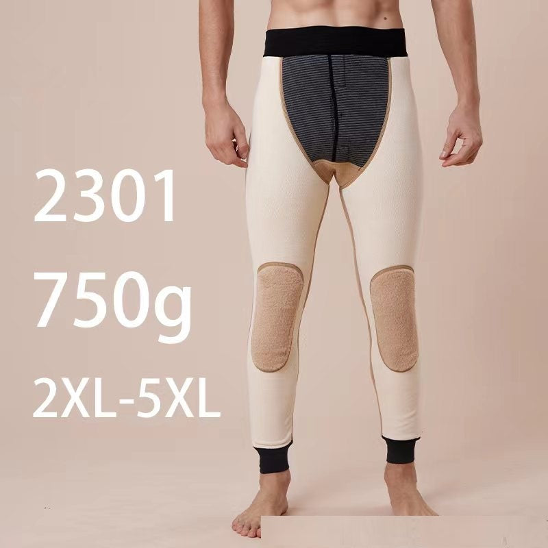 Pantalons de coton pour hommes du nord-est Graphene Soutien à la taille Épaisseur doublé de polaire
