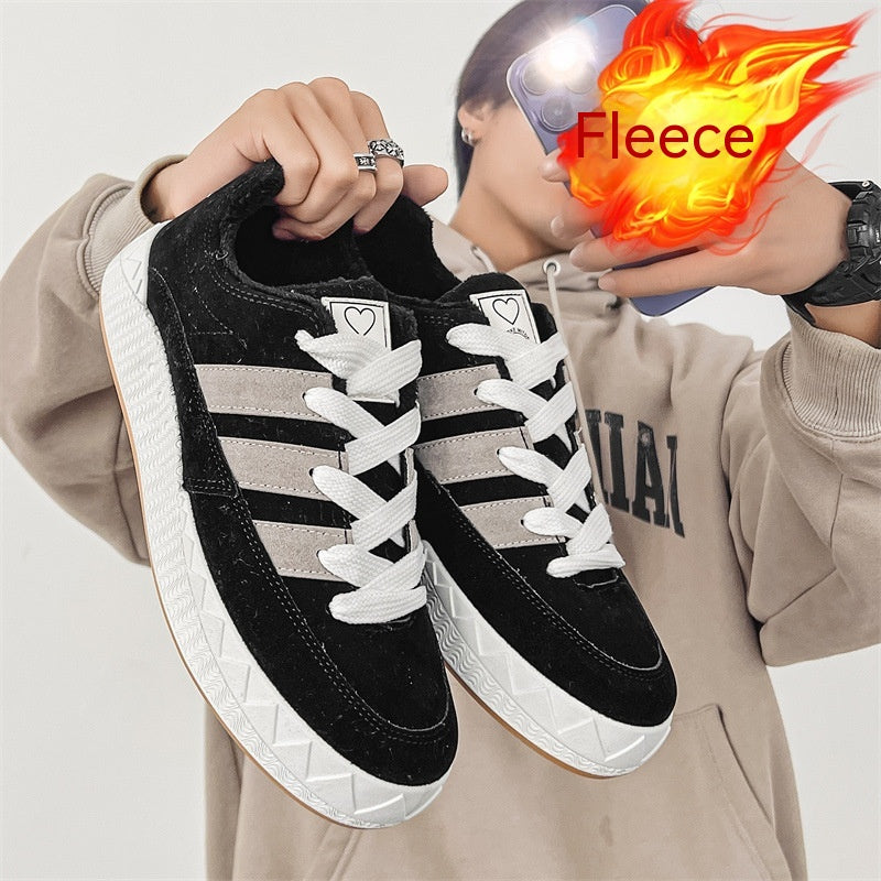Chaussures Homme Hong Kong Style chaud avec Velvet Retro