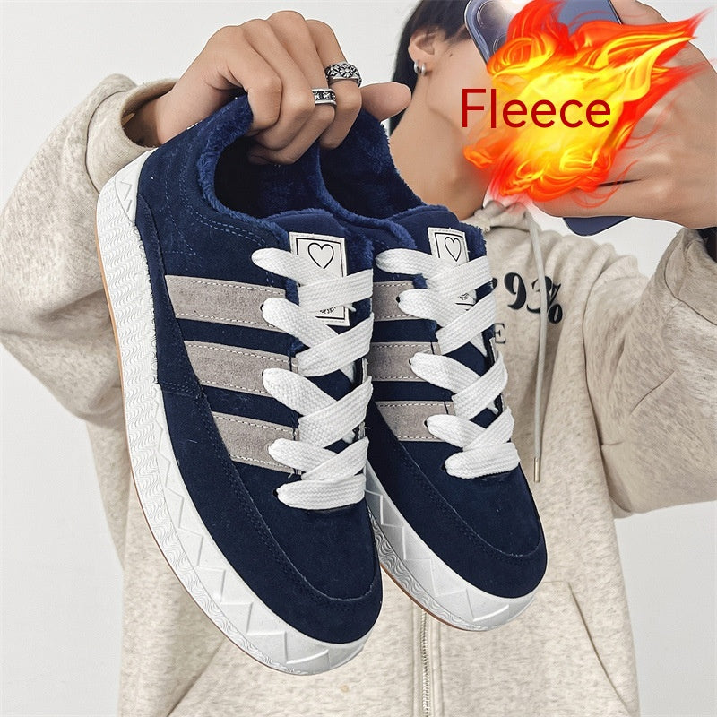 Chaussures Homme Hong Kong Style chaud avec Velvet Retro