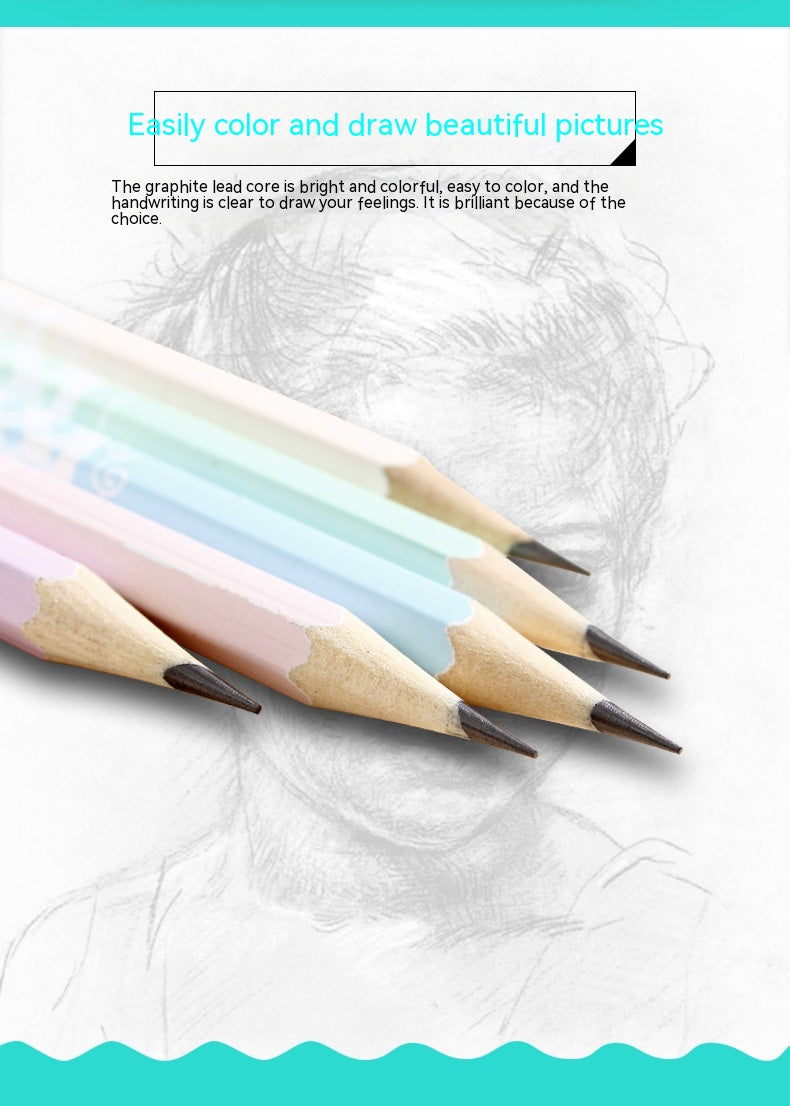 Crayon de transfert thermique haut de gamme Basswood Crayon à six angles