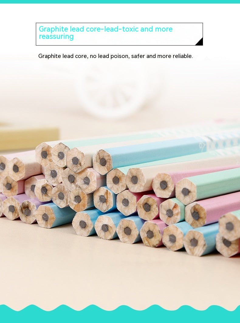 Crayon de transfert thermique haut de gamme Basswood Crayon à six angles
