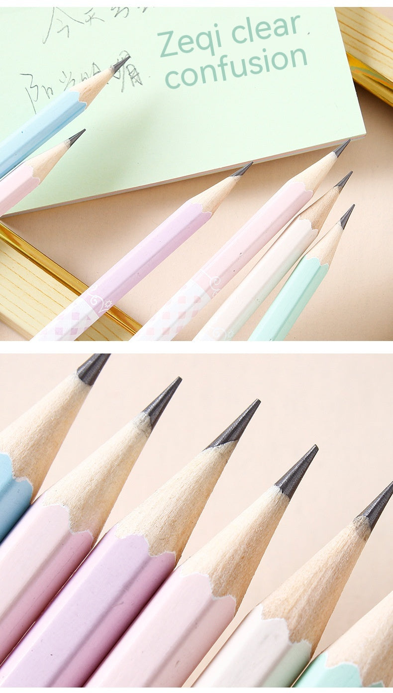 Crayon de transfert thermique haut de gamme Basswood Crayon à six angles