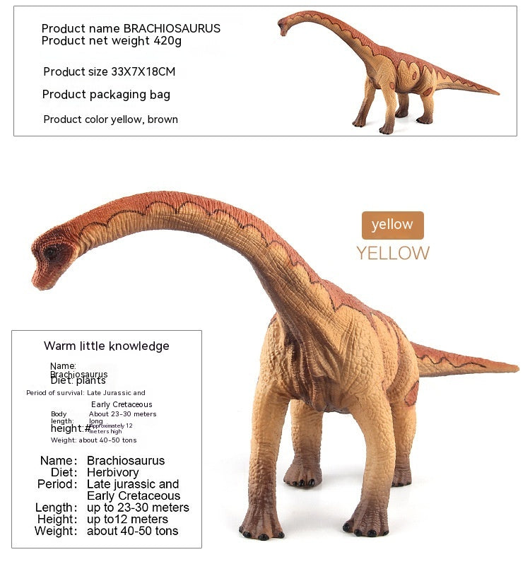 Jouet classique Jurassic modèle dinosaure