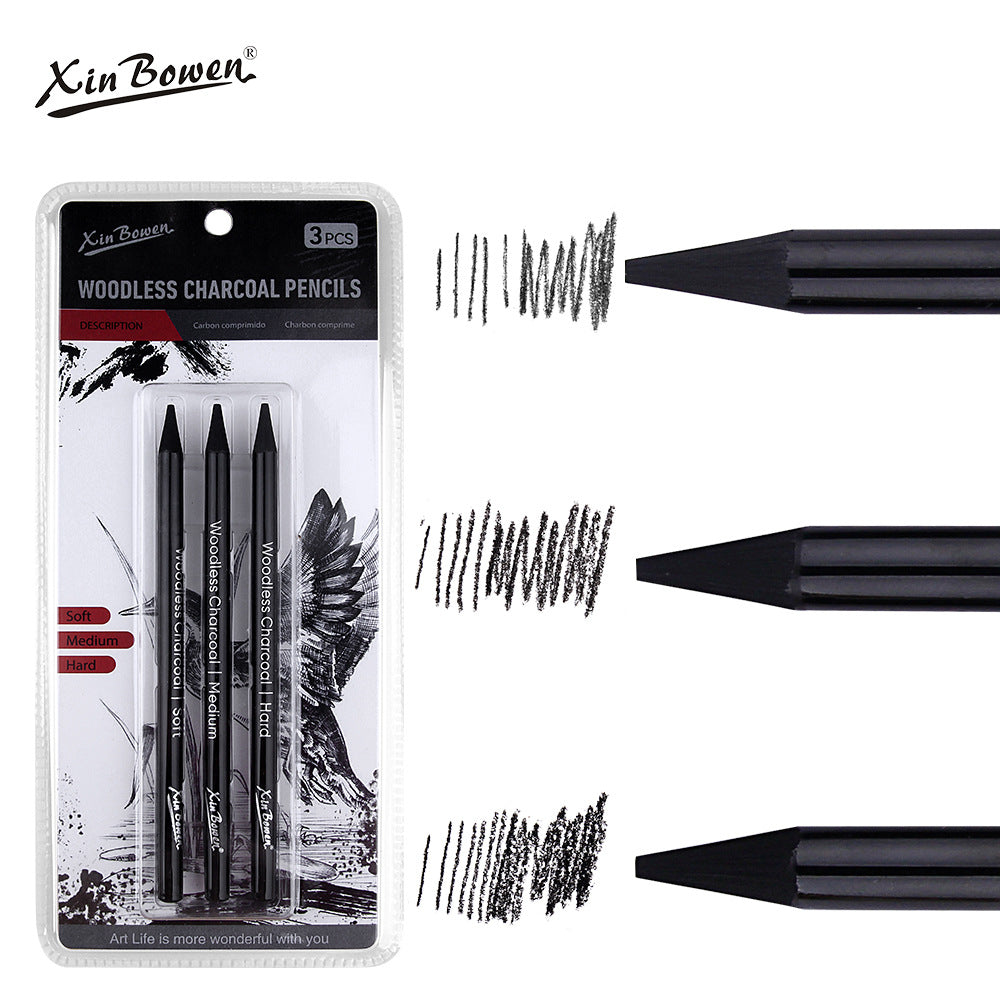 Crayon de croquis en graphite sans bois 6 PC Costume pour art
