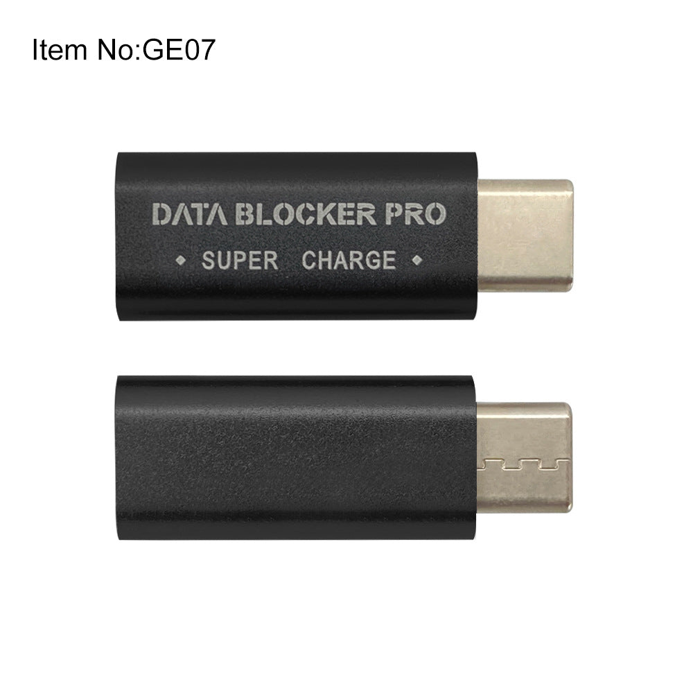 USB-C Apparence antivol en alliage d'aluminium supporte le chargement rapide et le blo