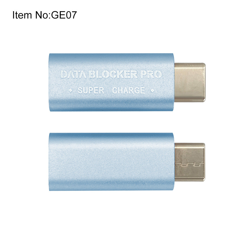 USB-C Apparence antivol en alliage d'aluminium supporte le chargement rapide et le blo