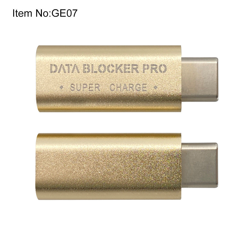 USB-C Apparence antivol en alliage d'aluminium supporte le chargement rapide et le blo