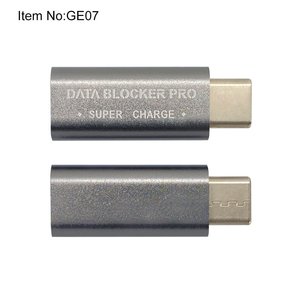 USB-C Apparence antivol en alliage d'aluminium supporte le chargement rapide et le blo