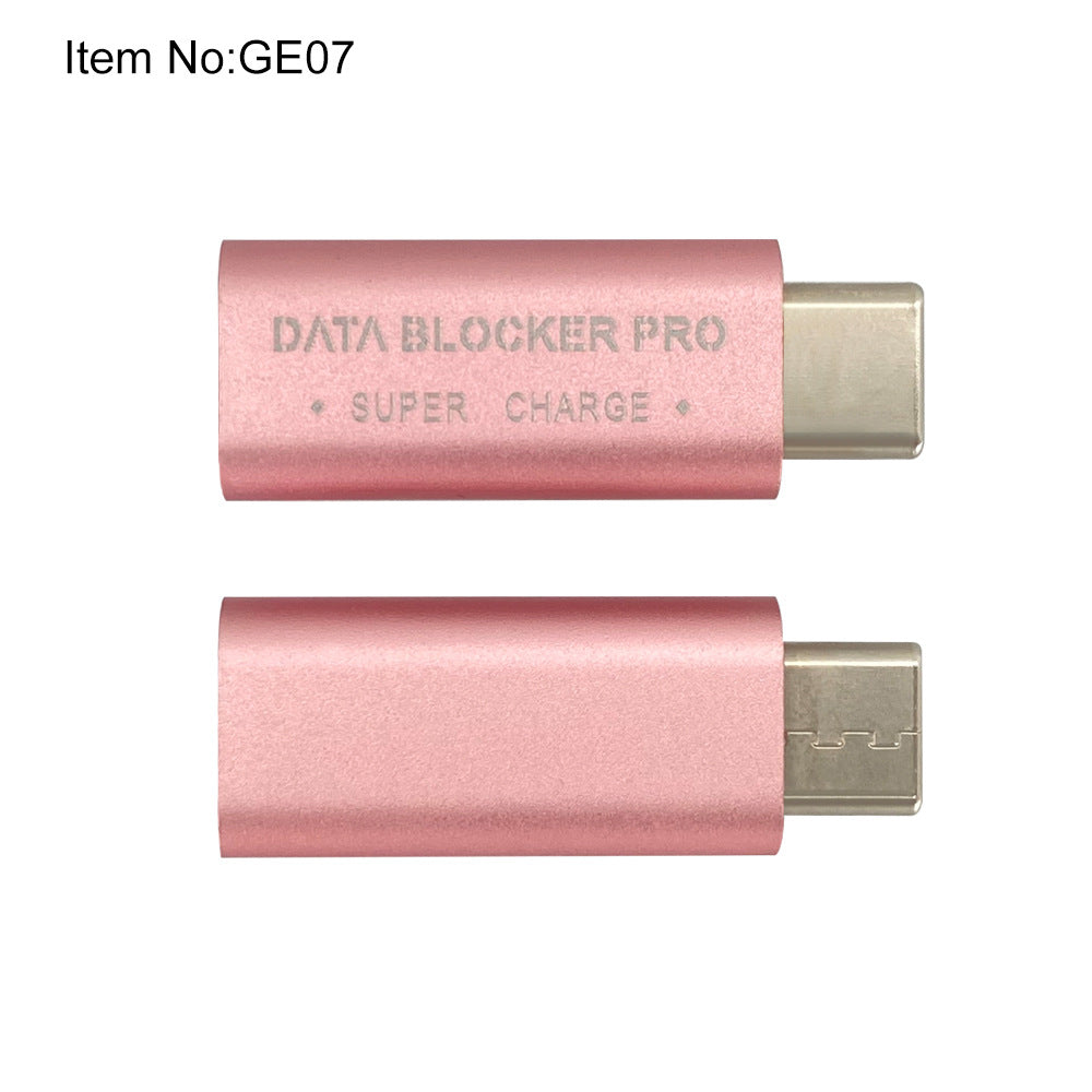 USB-C Apparence antivol en alliage d'aluminium supporte le chargement rapide et le blo
