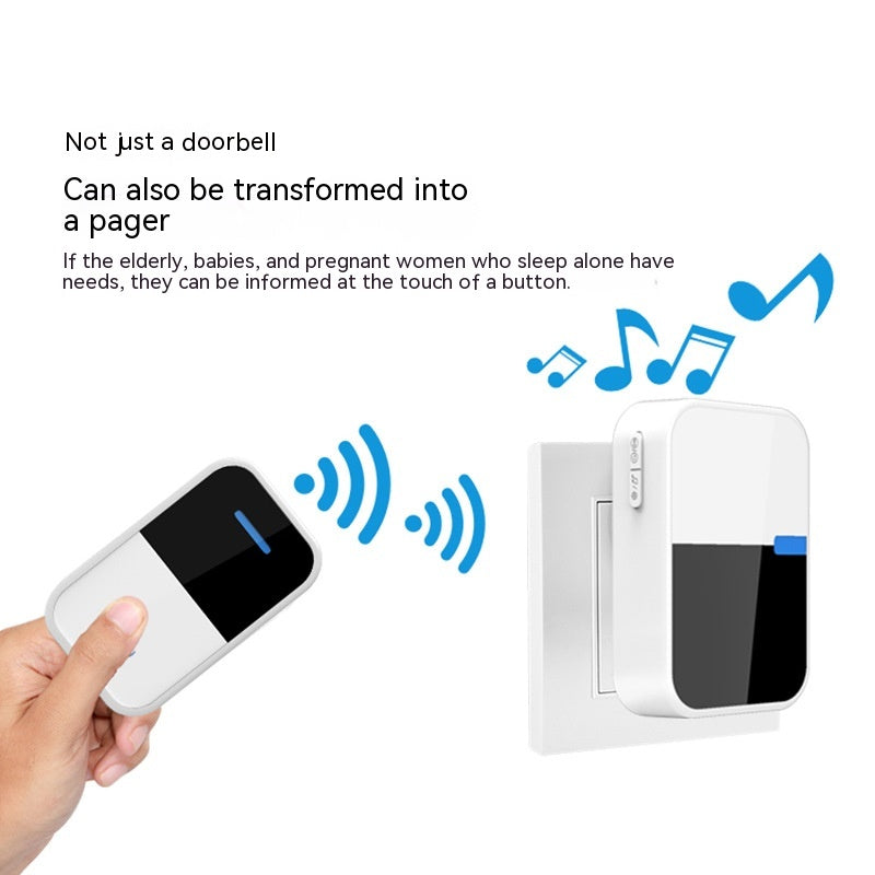 Auto-génération wireless Doorbell Home Beeper longue distance