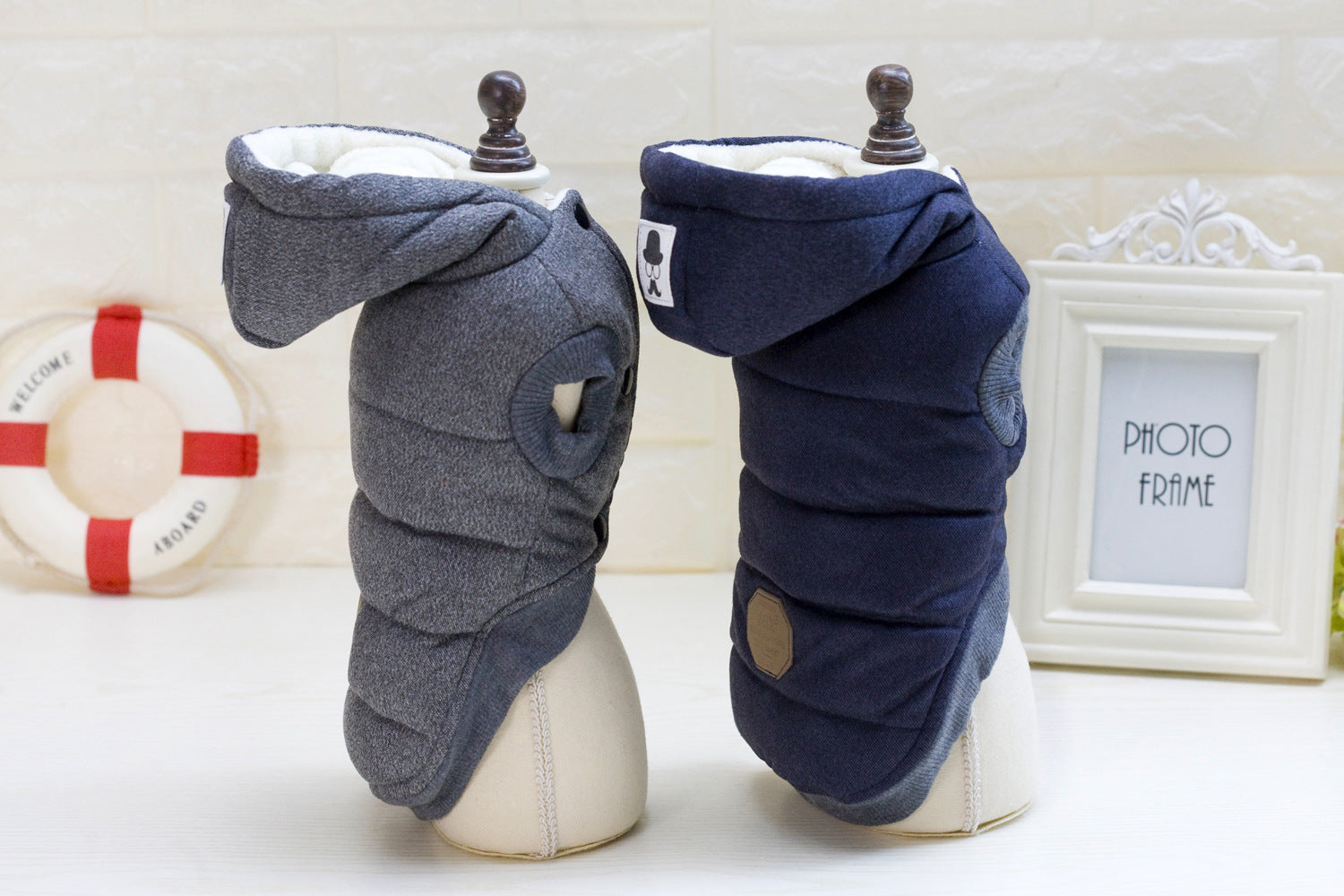 Vêtements Teddy pour animaux de compagnie Vêtements rembourrés en coton à deux pattes