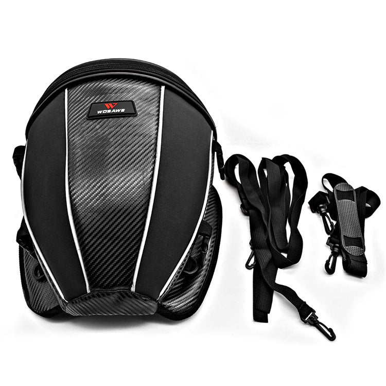 Carburant de moto Siège arrière Tail Side Microfibre cuir multifonctions étanche Cro