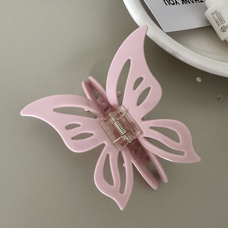 Épingle à cheveux à acétate de papillon creux