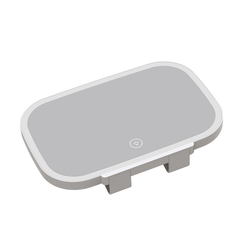 Voiture Portable Maquillage LED lumière Soleil Visière Vue arrière Miroir Déesse Intérieur