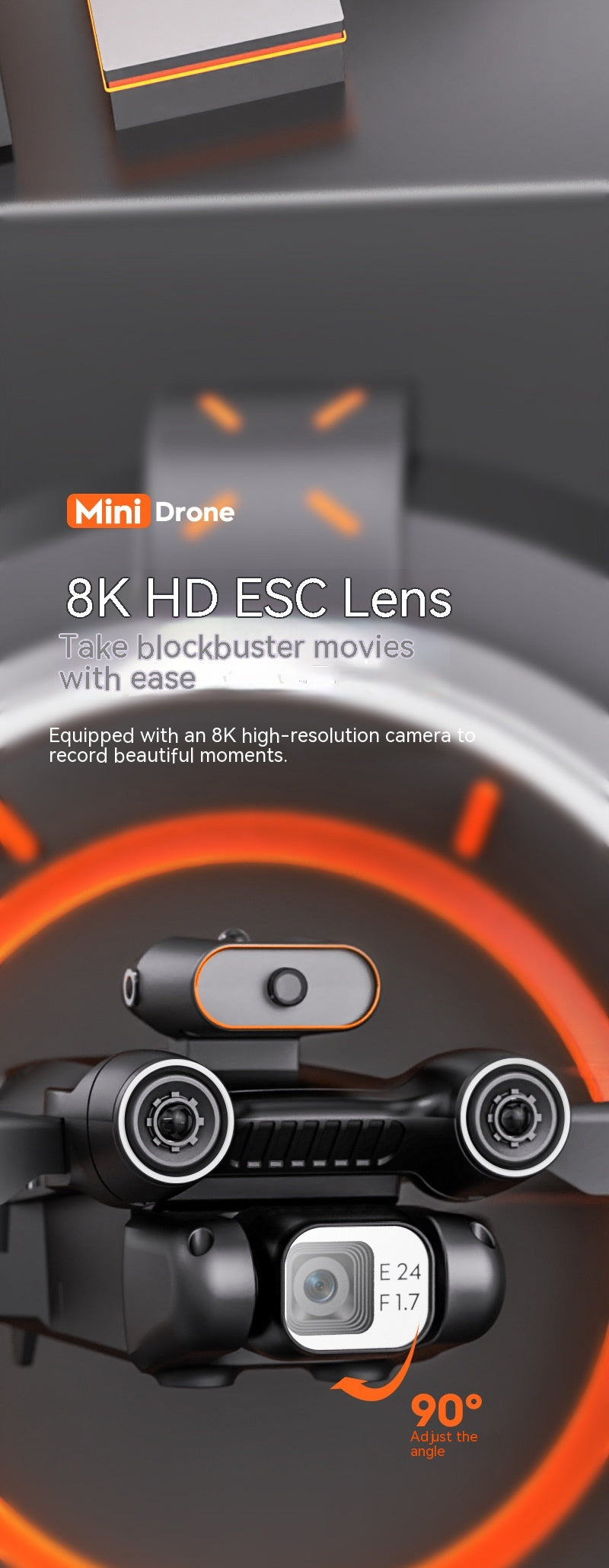 Télécommande sans pilote de véhicule Aérien Photographie HD Quadcopter Télécommande